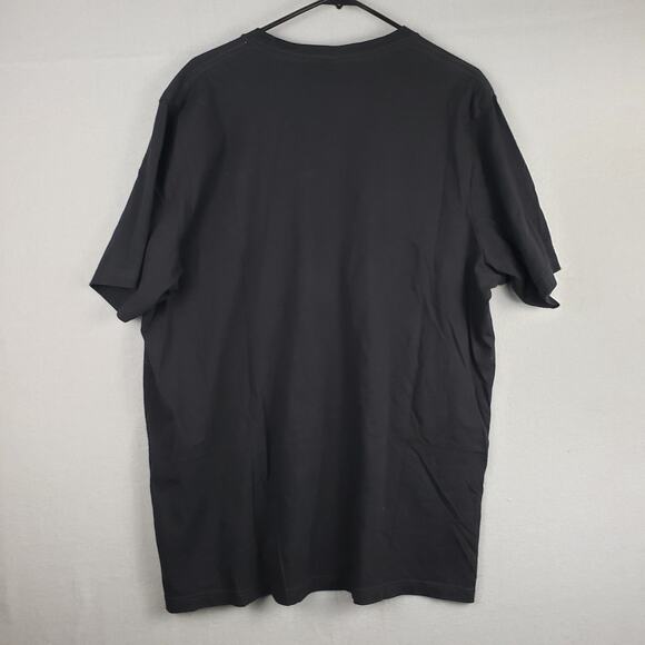 Away In A Hammock Size 2XL Beach Santa Graphic Tee Shirt Black Christmas Funny - Picture 6 of 6